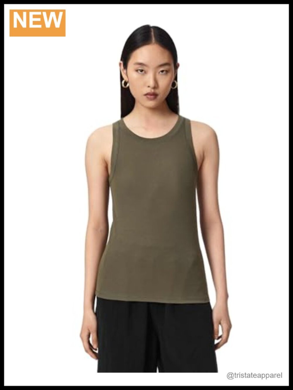 AllSaints Rina Tank Top 100% Cotton Machine Wash